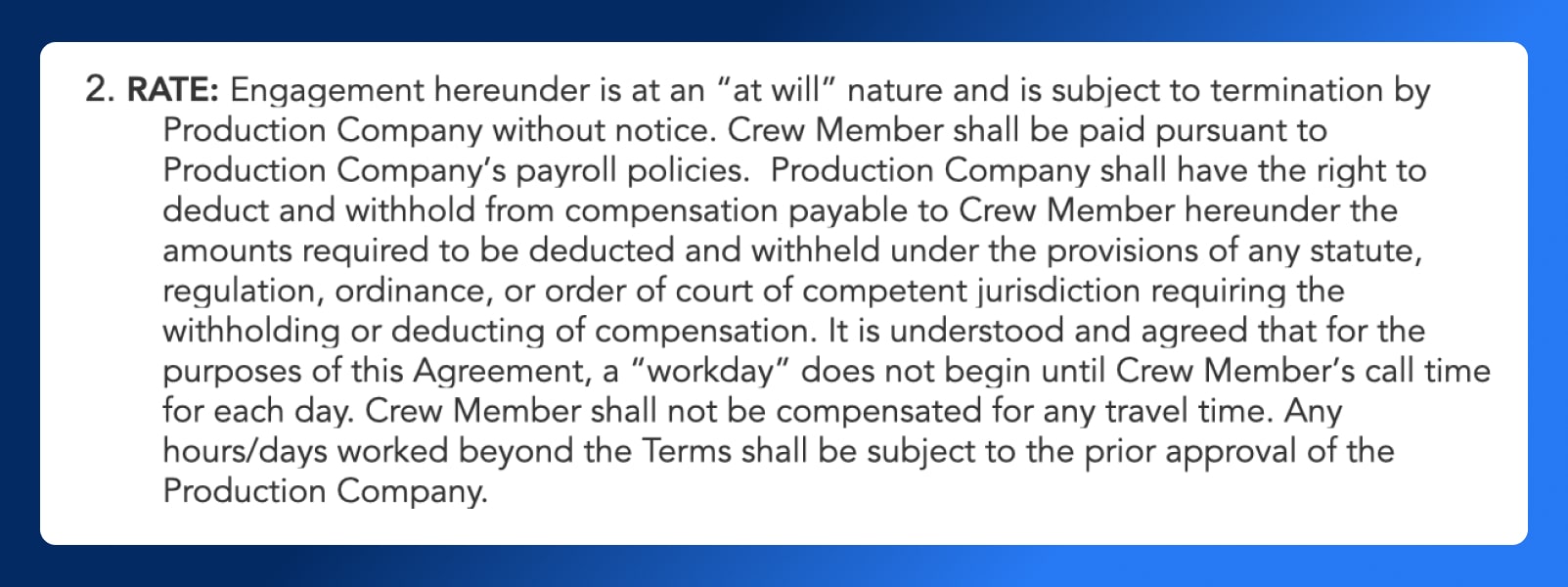 The Last Crew Deal Memo You'll Ever Need Wrapbook